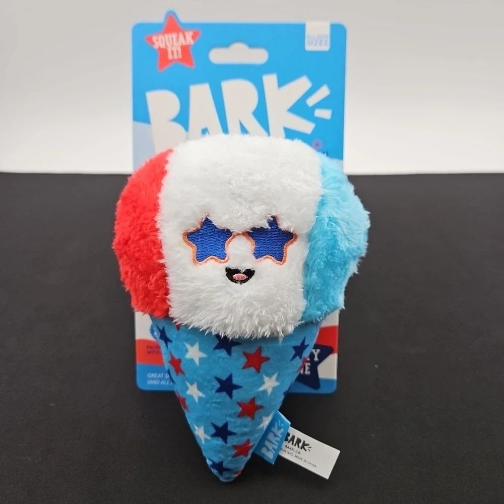 Bark Liberty Cone American Patriotic Dog Toy All Sizes USA Memorial Day July 4th